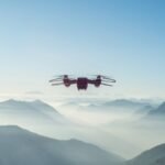 turned-on drone